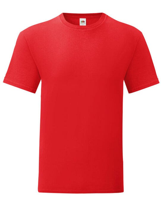 Fruit Of The Loom 61430 FOTL Mens Iconic 150 T - Red