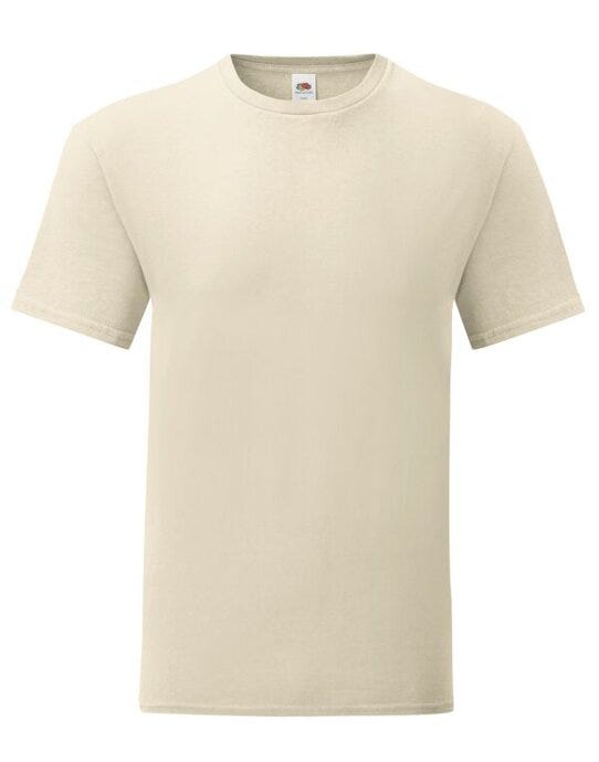 Fruit Of The Loom 61430 FOTL Mens Iconic 150 T - Natural