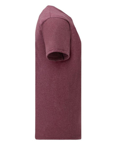 Fruit Of The Loom 61430 FOTL Mens Iconic 150 T - Heather Burgundy