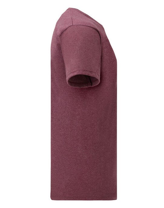 Fruit Of The Loom 61430 FOTL Mens Iconic 150 T - Heather Burgundy