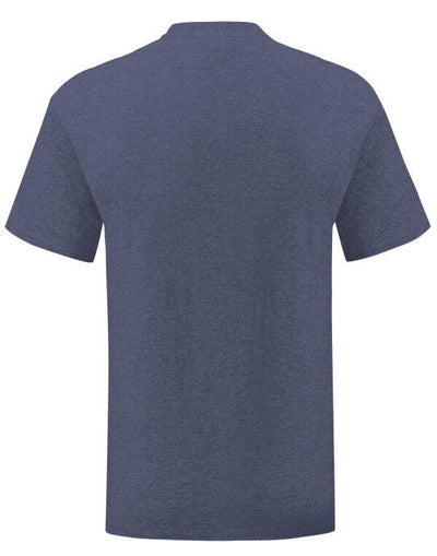 Fruit Of The Loom 61430 FOTL Mens Iconic 150 T - Vintage Heather Navy