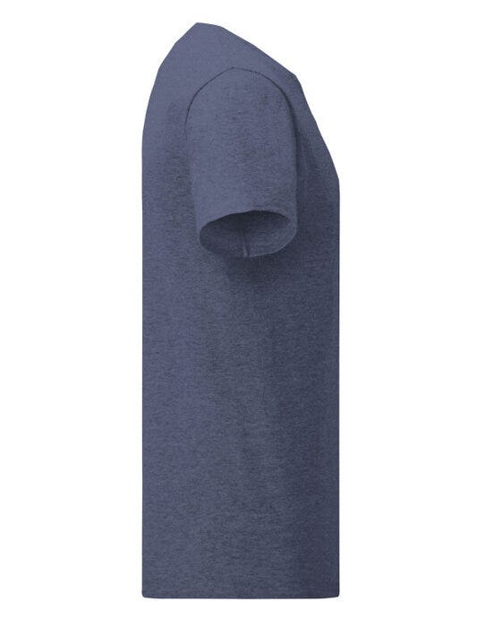 Fruit Of The Loom 61430 FOTL Mens Iconic 150 T - Vintage Heather Navy