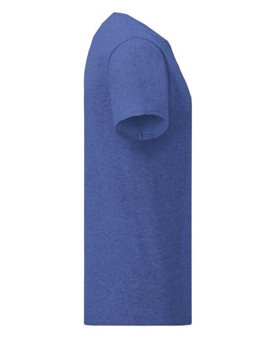 Fruit Of The Loom 61430 FOTL Mens Iconic 150 T - Retro Heather Royal
