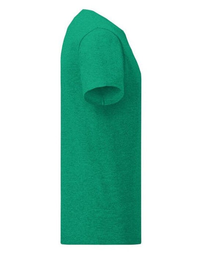 Fruit Of The Loom 61430 FOTL Mens Iconic 150 T - Retro Heather Green