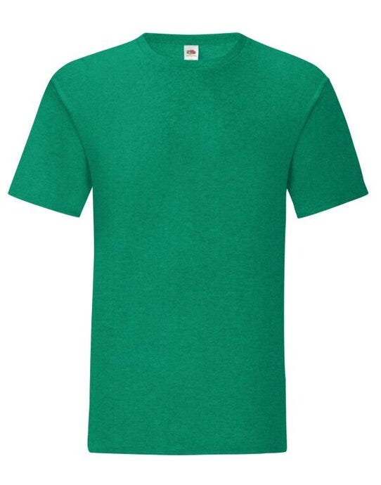 Fruit Of The Loom 61430 FOTL Mens Iconic 150 T - Retro Heather Green