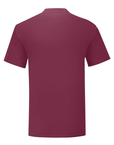 Fruit Of The Loom 61430 FOTL Mens Iconic 150 T - Burgundy