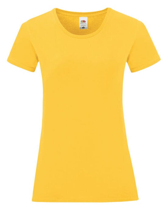 Fruit Of The Loom 61432 FOTL Ladies Iconic 150 T - Sunflower