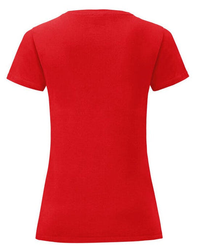 Fruit Of The Loom 61432 FOTL Ladies Iconic 150 T - Red