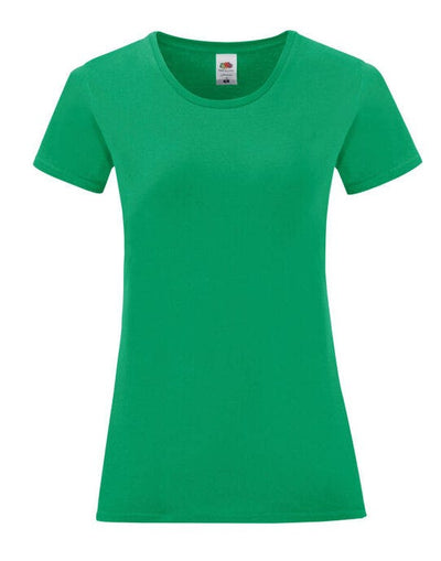Fruit Of The Loom 61432 FOTL Ladies Iconic 150 T - Kelly Green