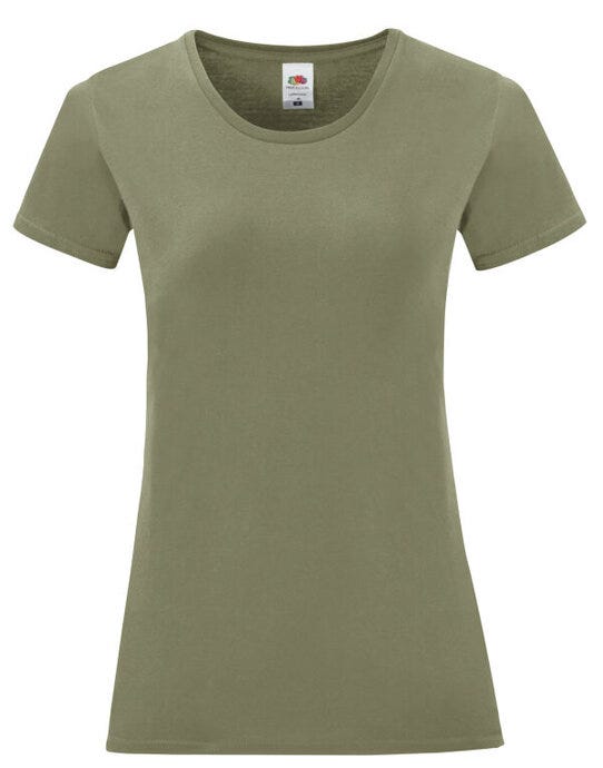 Fruit Of The Loom 61432 FOTL Ladies Iconic 150 T - Classic Olive