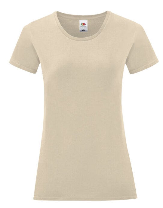 Fruit Of The Loom 61432 FOTL Ladies Iconic 150 T - Natural