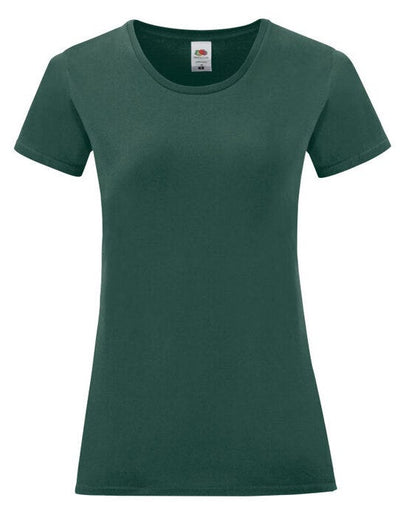 Fruit Of The Loom 61432 FOTL Ladies Iconic 150 T - Forest Green