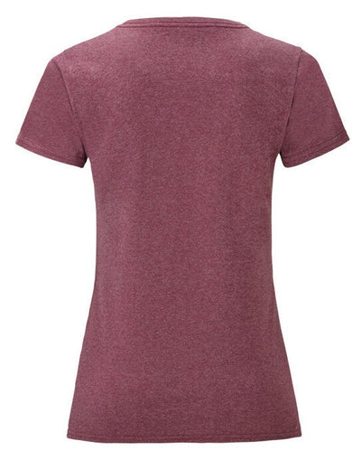 Fruit Of The Loom 61432 FOTL Ladies Iconic 150 T - Heather Burgundy