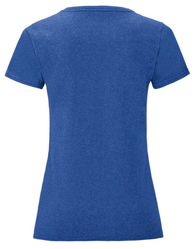 Fruit Of The Loom 61432 FOTL Ladies Iconic 150 T - Retro Heather Royal