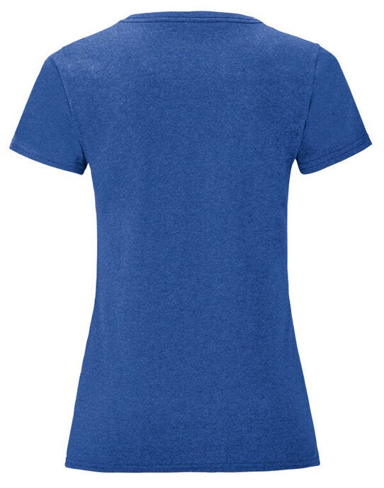 Fruit Of The Loom 61432 FOTL Ladies Iconic 150 T - Retro Heather Royal