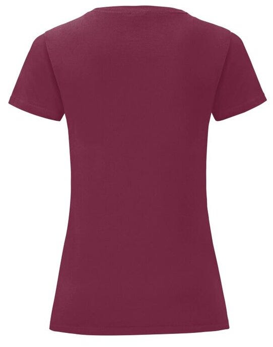 Fruit Of The Loom 61432 FOTL Ladies Iconic 150 T - Burgundy