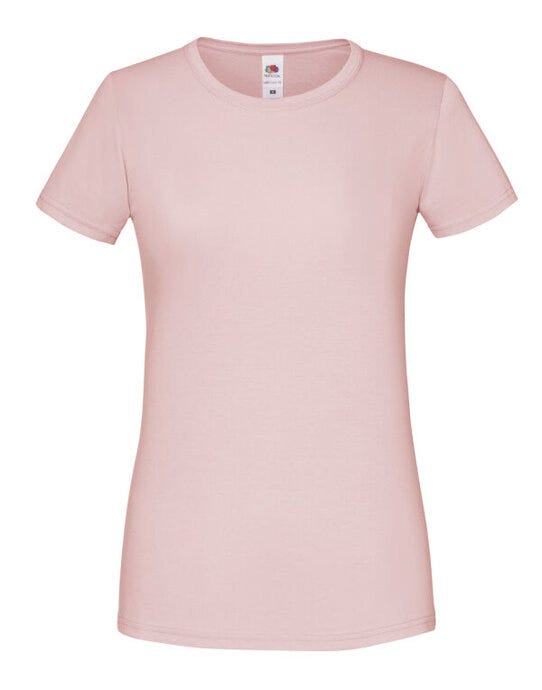 Fruit Of The Loom 61432 FOTL Ladies Iconic 150 T - Powder Rose