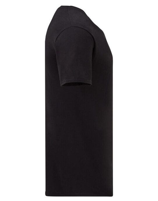 Fruit Of The Loom 61442 FOTL Mens Iconic 150 V-Neck T - Black