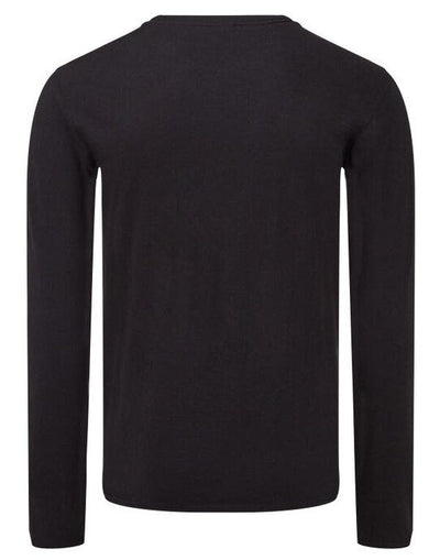 Fruit Of The Loom 61446 FOTL Iconic 150 Long Sleeve T - Black