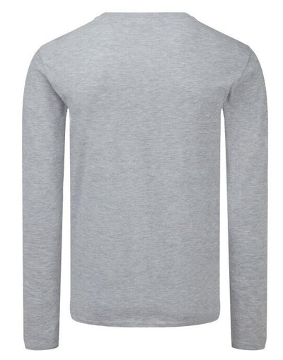Fruit Of The Loom 61446 FOTL Iconic 150 Long Sleeve T - Heather Grey