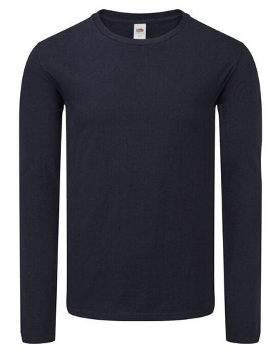 Fruit Of The Loom 61446 FOTL Iconic 150 Long Sleeve T - Deep Navy