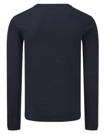 Fruit Of The Loom 61446 FOTL Iconic 150 Long Sleeve T - Deep Navy