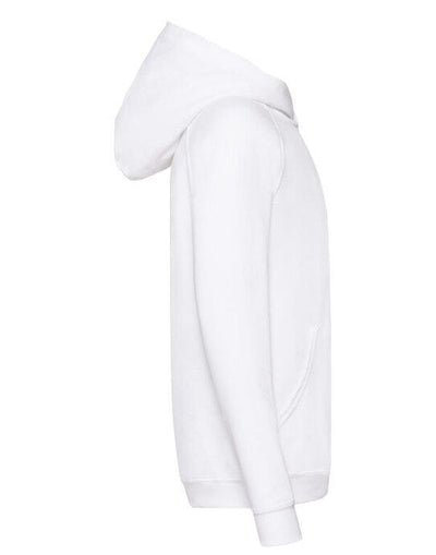 Fruit Of The Loom 62009 FOTL Kids Lightweight Hooded Sweat - White
