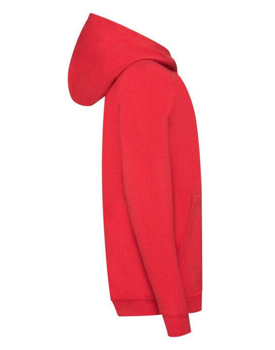 Fruit Of The Loom 62009 FOTL Kids Lightweight Hooded Sweat - Red