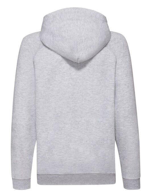Fruit Of The Loom 62009 FOTL Kids Lightweight Hooded Sweat - Heather Grey