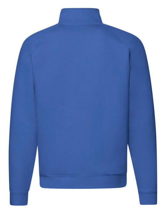 Fruit Of The Loom 62032 FOTL Mens Premium Zip Neck Sweat - Royal