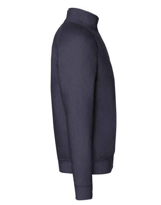 Fruit Of The Loom 62032 FOTL Mens Premium Zip Neck Sweat - Deep Navy