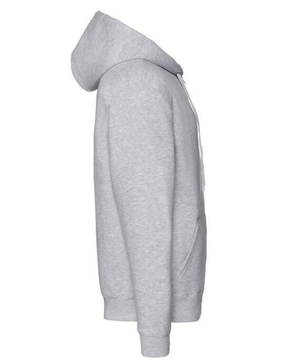 Fruit Of The Loom 62034 FOTL Mens Premium Hooded Sweat Jkt - Heather Grey