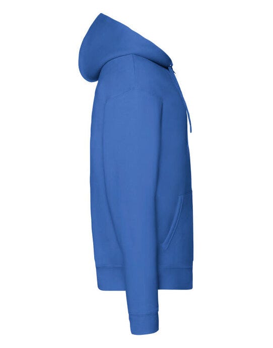 Fruit Of The Loom 62034 FOTL Mens Premium Hooded Sweat Jkt - Royal
