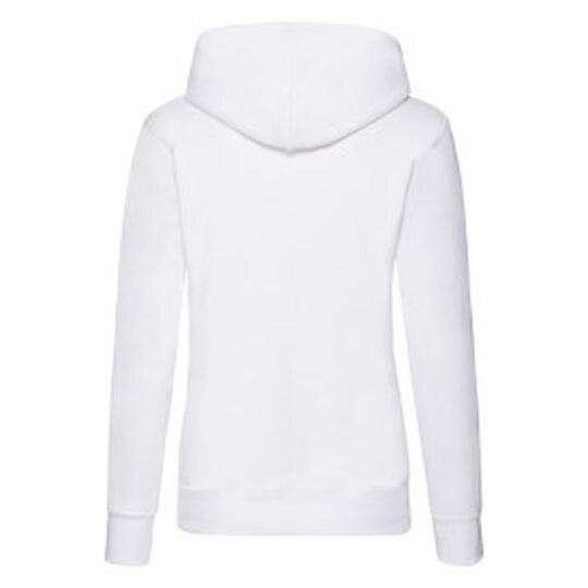 Fruit Of The Loom 62038 FOTL Ladies Classic Hooded Sweat - White