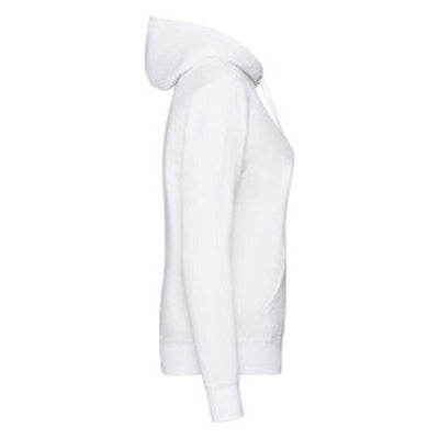 Fruit Of The Loom 62038 FOTL Ladies Classic Hooded Sweat - White