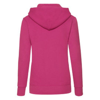 Fruit Of The Loom 62038 FOTL Ladies Classic Hooded Sweat - Fuchsia