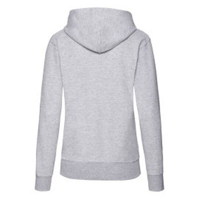Fruit Of The Loom 62038 FOTL Ladies Classic Hooded Sweat - Heather Grey