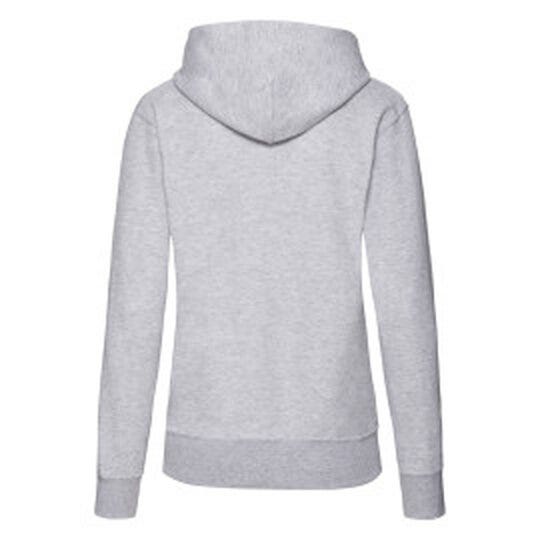 Fruit Of The Loom 62038 FOTL Ladies Classic Hooded Sweat - Heather Grey