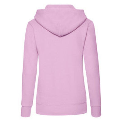 Fruit Of The Loom 62038 FOTL Ladies Classic Hooded Sweat - Light Pink