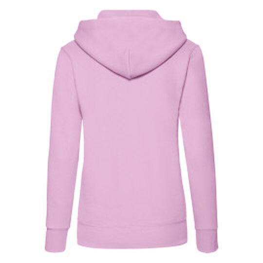Fruit Of The Loom 62038 FOTL Ladies Classic Hooded Sweat - Light Pink
