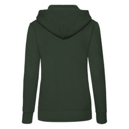 Fruit Of The Loom 62038 FOTL Ladies Classic Hooded Sweat - Bottle Green