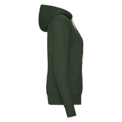 Fruit Of The Loom 62038 FOTL Ladies Classic Hooded Sweat - Bottle Green