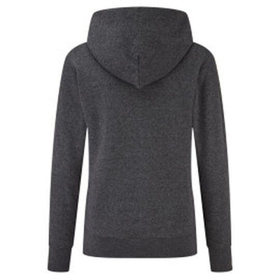 Fruit Of The Loom 62038 FOTL Ladies Classic Hooded Sweat - Dark Heather
