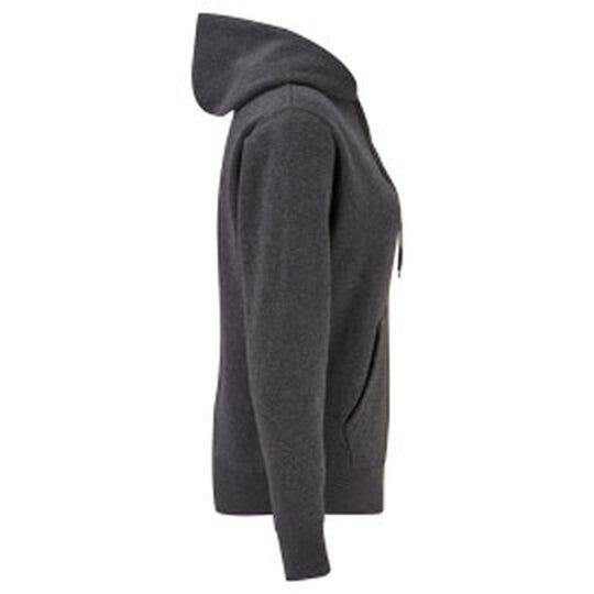 Fruit Of The Loom 62038 FOTL Ladies Classic Hooded Sweat - Dark Heather