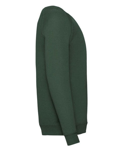 Fruit Of The Loom 62039 FOTL Kids Classic Raglan Sweat - Bottle Green