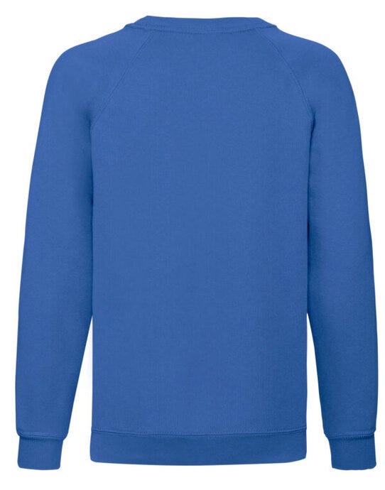 Fruit Of The Loom 62039 FOTL Kids Classic Raglan Sweat - Royal