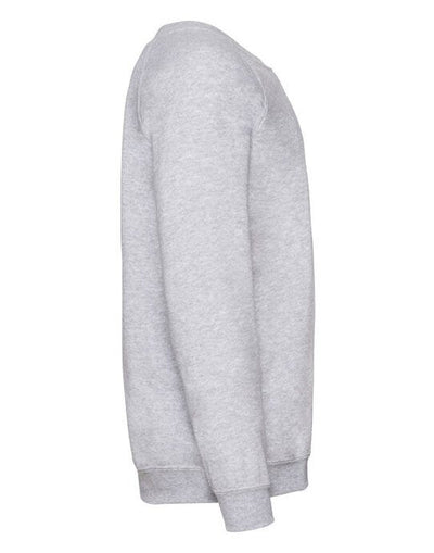 Fruit Of The Loom 62039 FOTL Kids Classic Raglan Sweat - Heather Grey