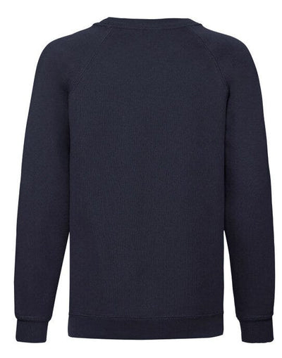 Fruit Of The Loom 62039 FOTL Kids Classic Raglan Sweat - Deep Navy