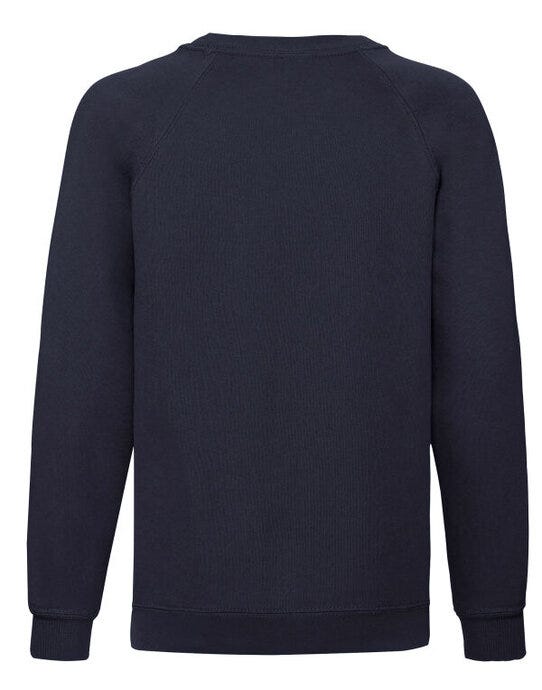 Fruit Of The Loom 62039 FOTL Kids Classic Raglan Sweat - Deep Navy