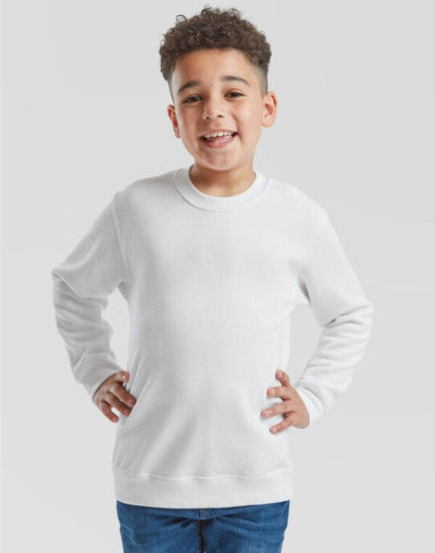 Fruit Of The Loom 62041 FOTL Kids Classic Set In Sweat - White